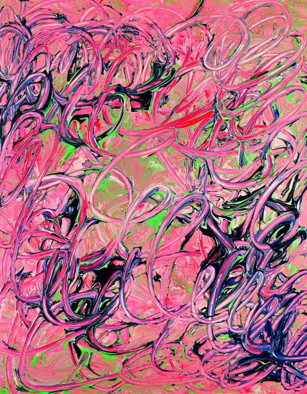 Flamboyance 2022 2021 Acrylic on Canvas 14.5 in x 18in